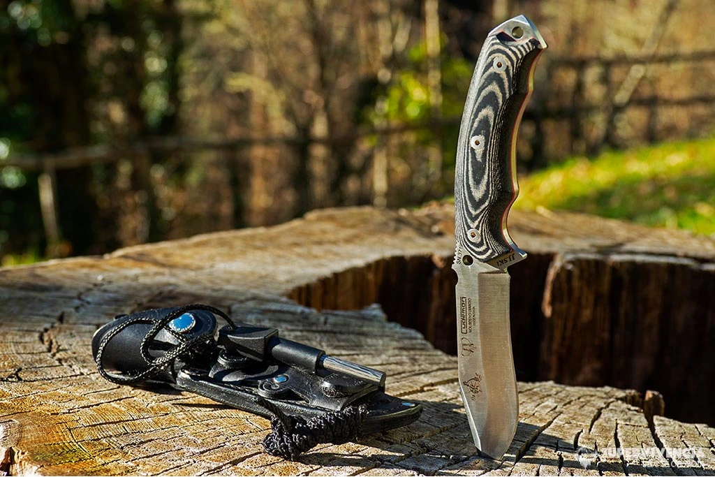 Análisis y prueba del cuchillo de supervivencia Cudeman JJSK1 y JJSK2