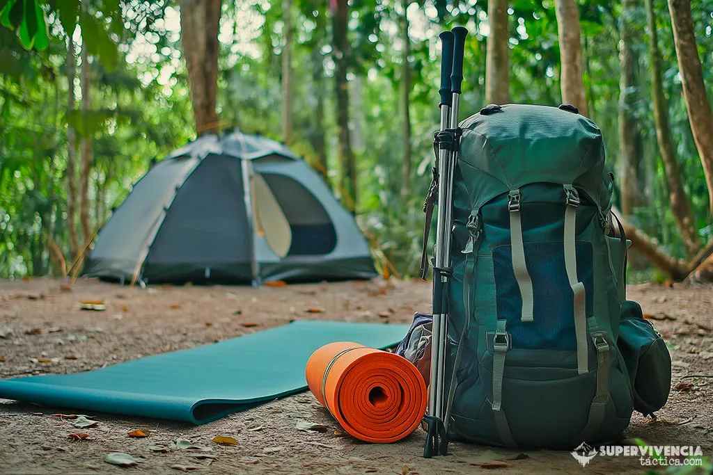 Comparativa de material de supervivencia.